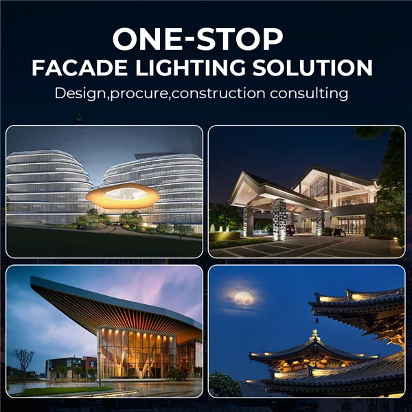 CCT Customised Architectural 48*50*1000 LED DMX Linear Inground Light Waterproof Building Lighting Project